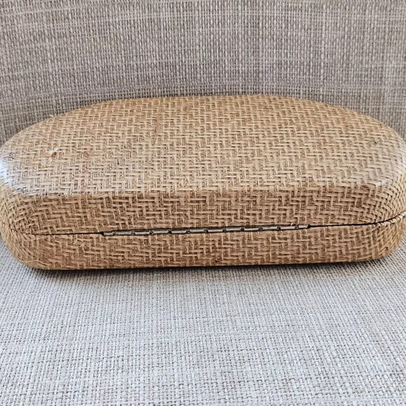 Maui Jim Sunglasses Case Tan Hard Case for Glasses Eye wear Case only - Picture 7 of 13